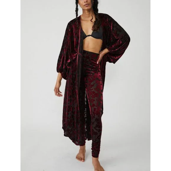 FREE PEOPLE Magic Hour Kimono / Midnight Combo - Picture 4 of 10